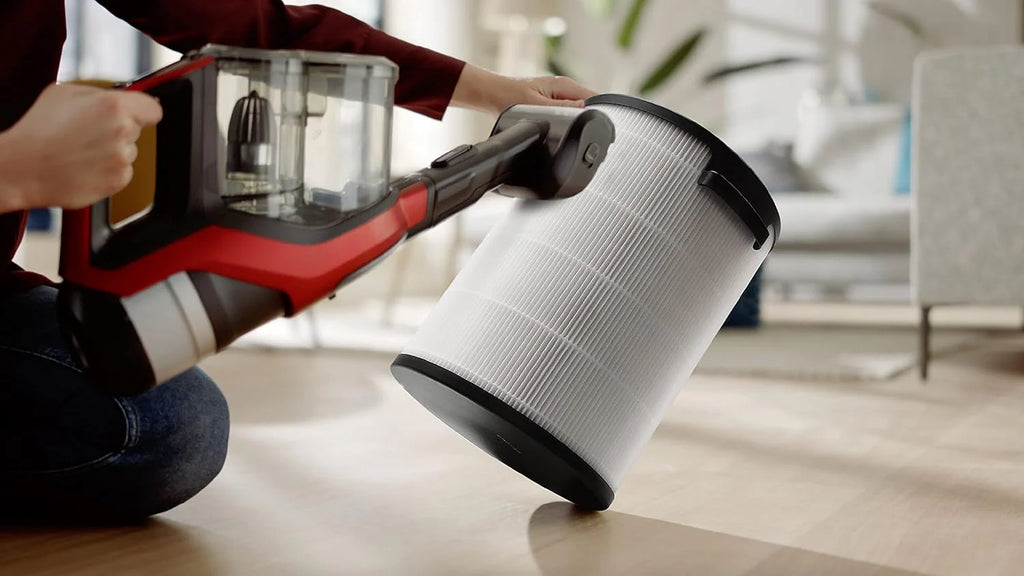 Philips Air Performer 3w1 - wentylator, oczyszczacz powietrza i grzejnik, Filtr NanoProtect HEPA, Usuwa alergeny, wirusy, bakterie, zapachy i 99,97% pyłków z powietrza, Cichy, Kolor Szary (AMF870/15)
