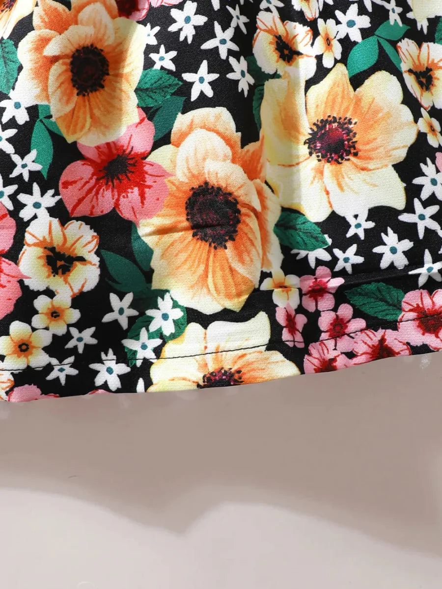 Baby ruffle bow dress with soft fabric and elegant details
