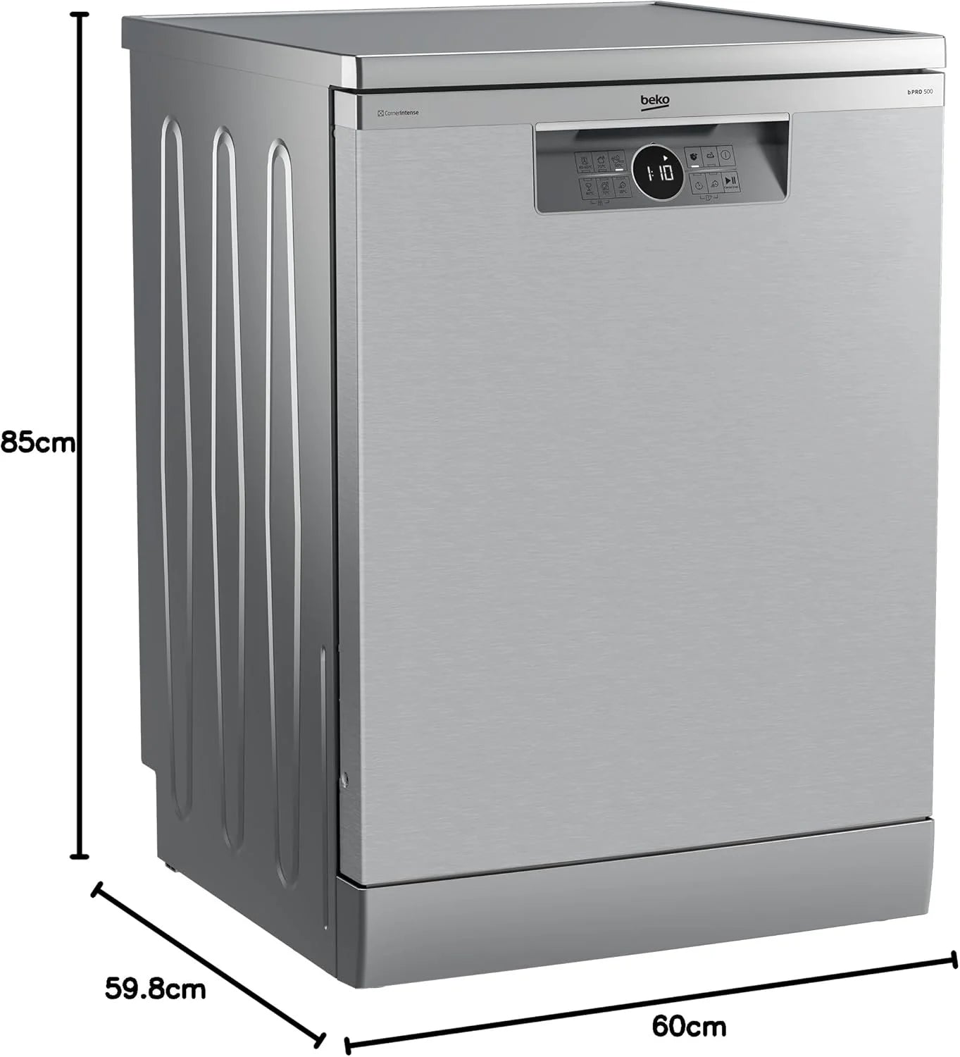 Beko BDFN26430W zmywarka do naczyń 60 cm, wolnostojąca, do zabudowy, na 14 nakryć wymiarowych, 6 programów, 4 dodatkowe funkcje, 3 poziomy zlewu, HigienIntense, SelfDry, program do połowy załadunku,