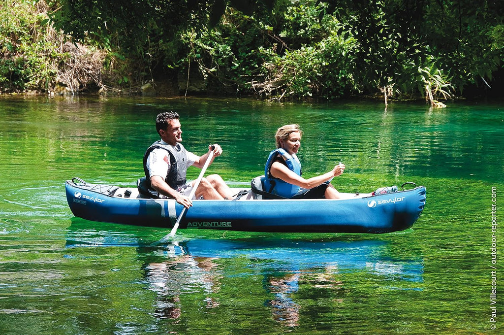 Sevylor 2000009548 Nadmuchiwany Kajak, Niebieski/Szary, 314 x 88 cm