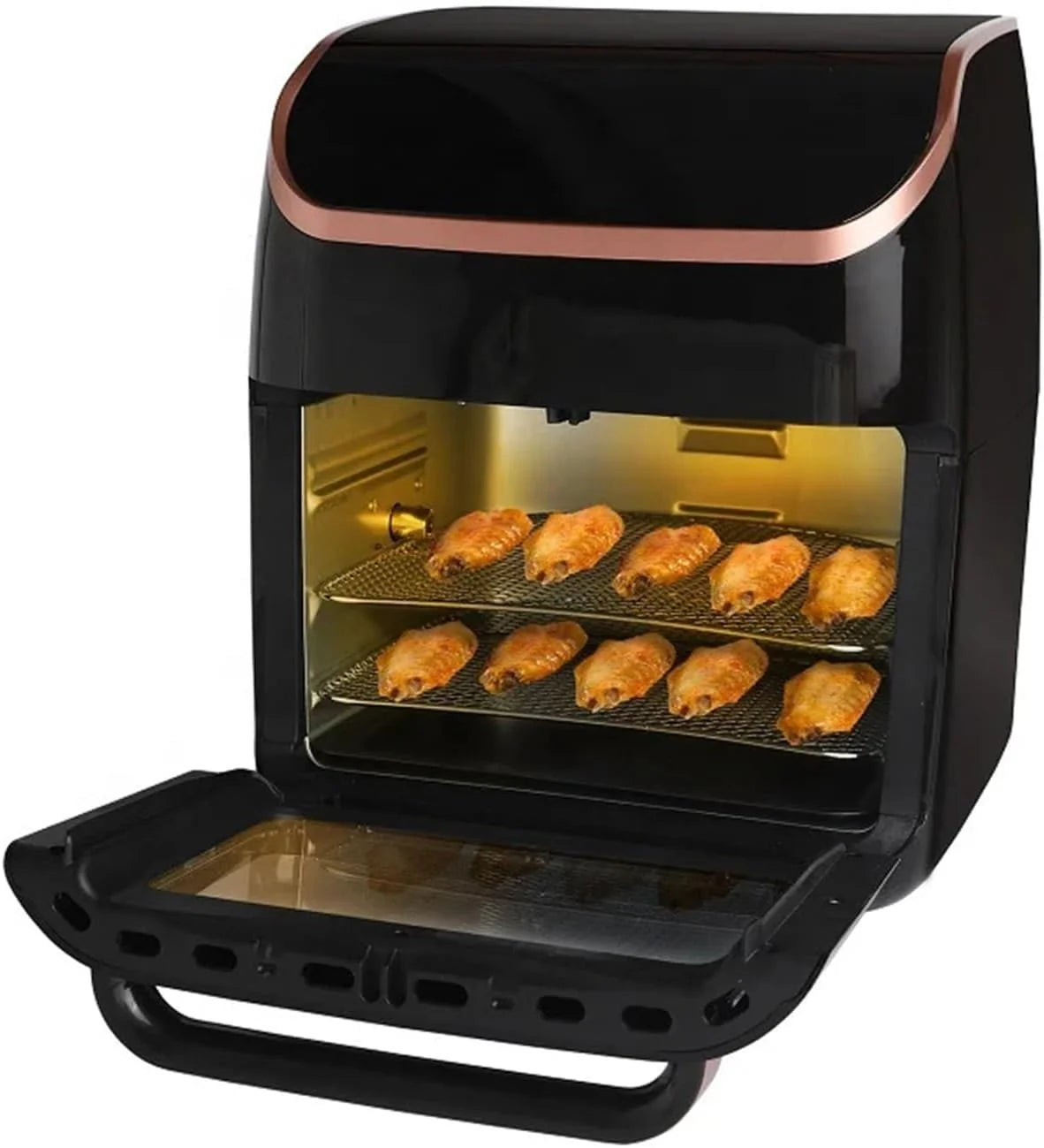 KANBUN Żywność niezbędne i pomocnicy rodziny Smart Air Fryer Oil Bezpłatna elektryczna Fryer 2 w 1 Air Fryer Home Factory French Fries Maszyna 12-litrowa elektryczna
