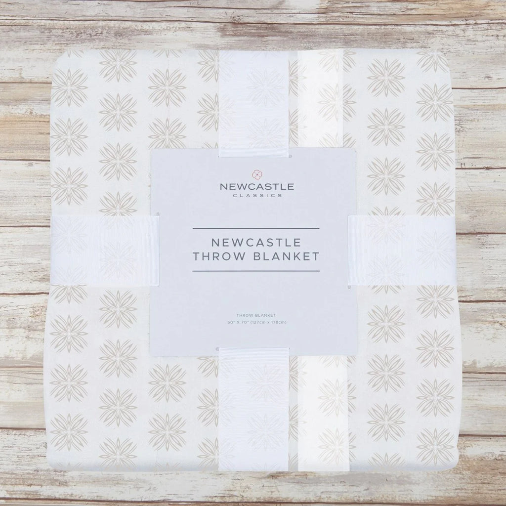 Flower Child Cotton Throw Blanket