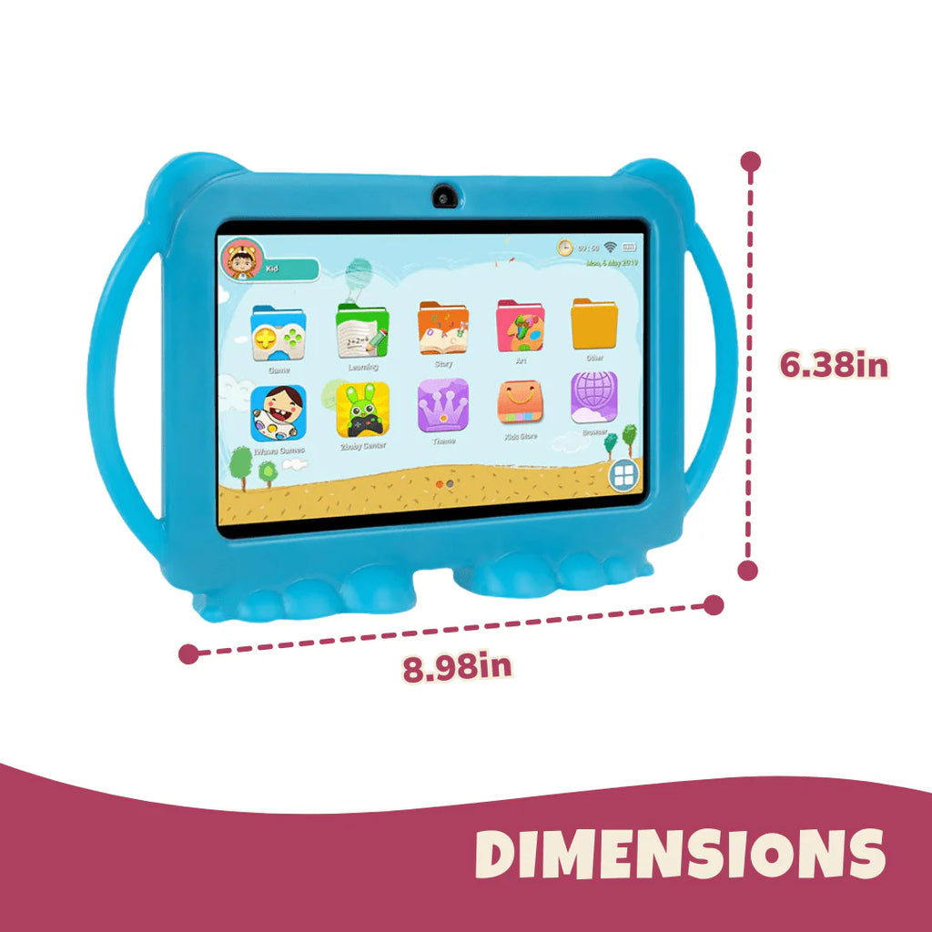 Kids' Learning Tablet with Parental Controls - 7-Inch Android Device for Toddlers