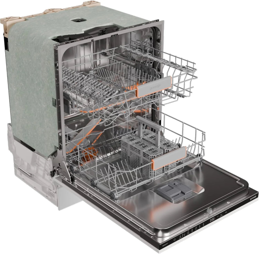 Gorenje GV642C65 zmywarka do naczyń/urządzenie do zabudowy z przodu nie wchodzi w zakres dostawy/Made in EU/60 szerokość/14 nakryć wymiarowych/6 programów/TotalDry/Total AquaStop/SpeedWash/XXL