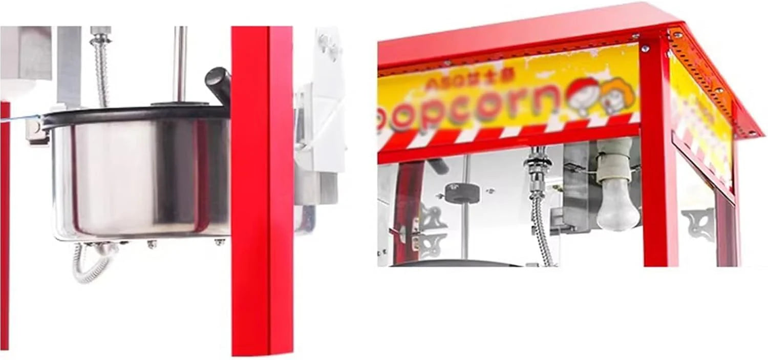 Popcorn Komercyjna maszyna do robienia popcornu Maszyna Automatyczna Elektryczna rozdmuchiwania maszyna do popcornu
