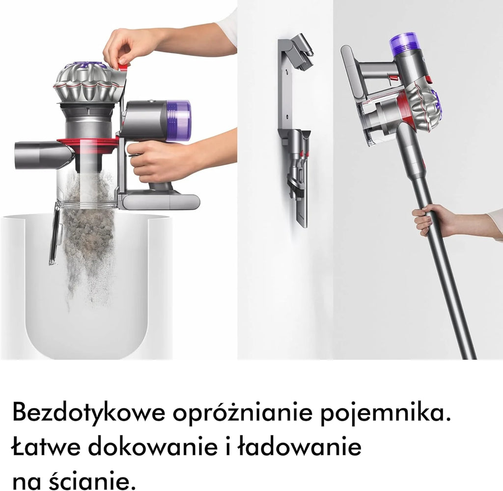 Bezprzewodowy odkurzacz pionowy Dyson V8™ Absolute (Srebro/Żółty)