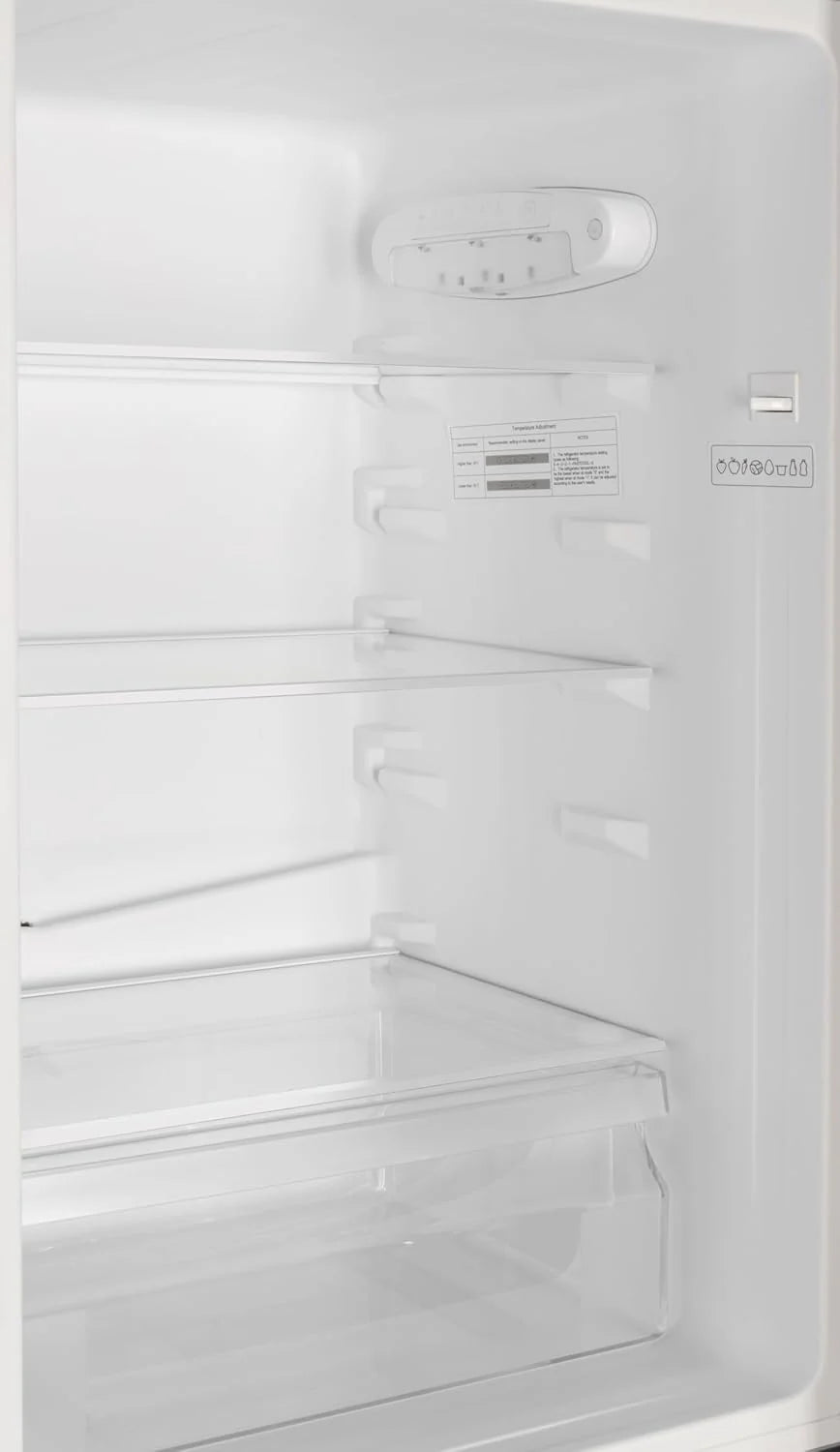 Respekta Chłodziarko-zamrażarka 157 l / **** zamrażarka/Fast Cool/LED / 144 cm/Klasa C/Stalowa czerń / KG144BS-52