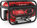 GENTOR generator prądu awaryjnego benzyna cichy 2200 Watt 7.0HP, generatory prądu 4-suwowy silnik benzynowy, 2x 230V, 1x 12V, pull-start, dla kempingu, na zewnątrz, warsztat, dom