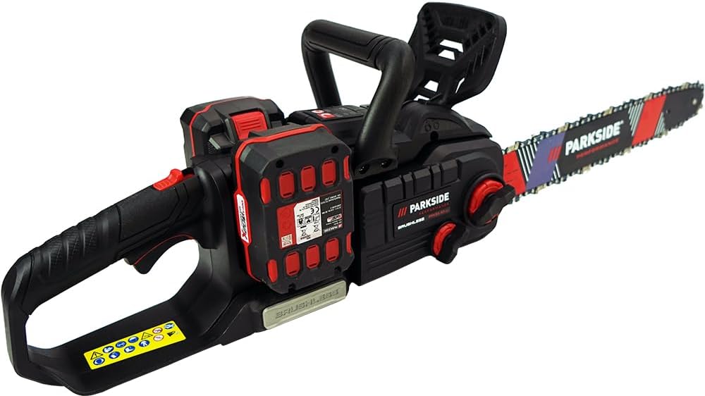 HEADNMORE® Bundle – PARKSIDE PERFORMANCE® 40 V akumulatorowa piła łańcuchowa PPKSA 40-Li B2 (w zestawie 2 akumulatory 4 ah) + breloczek do kluczy