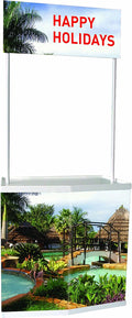 Portable Counter Display With Header, Counter , Black Color Bag,22x28