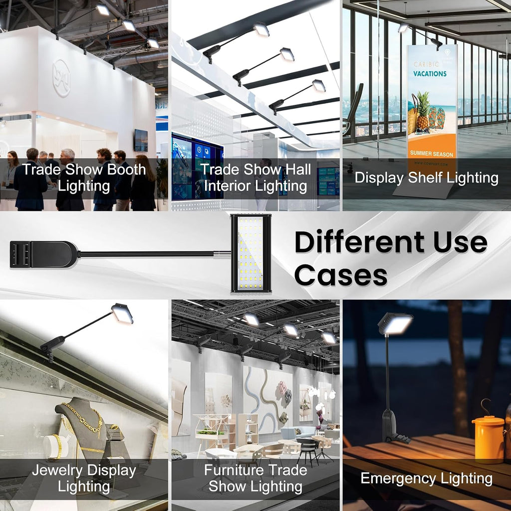 LED Trade Show Display Lights, Connectable for Exhibition Lighting