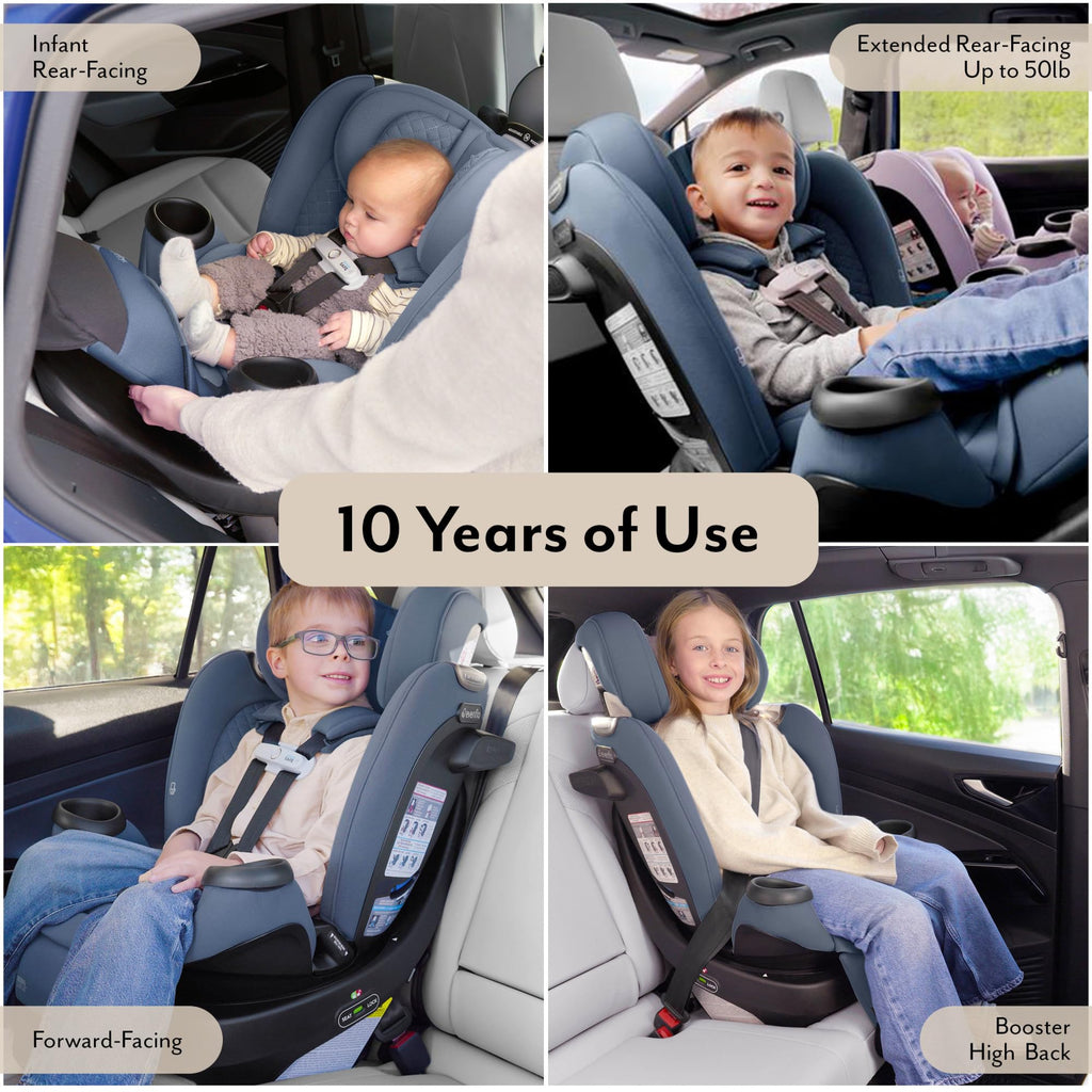 Evenflo Revolve360 Extend All-in-One Rotating Car Seat
