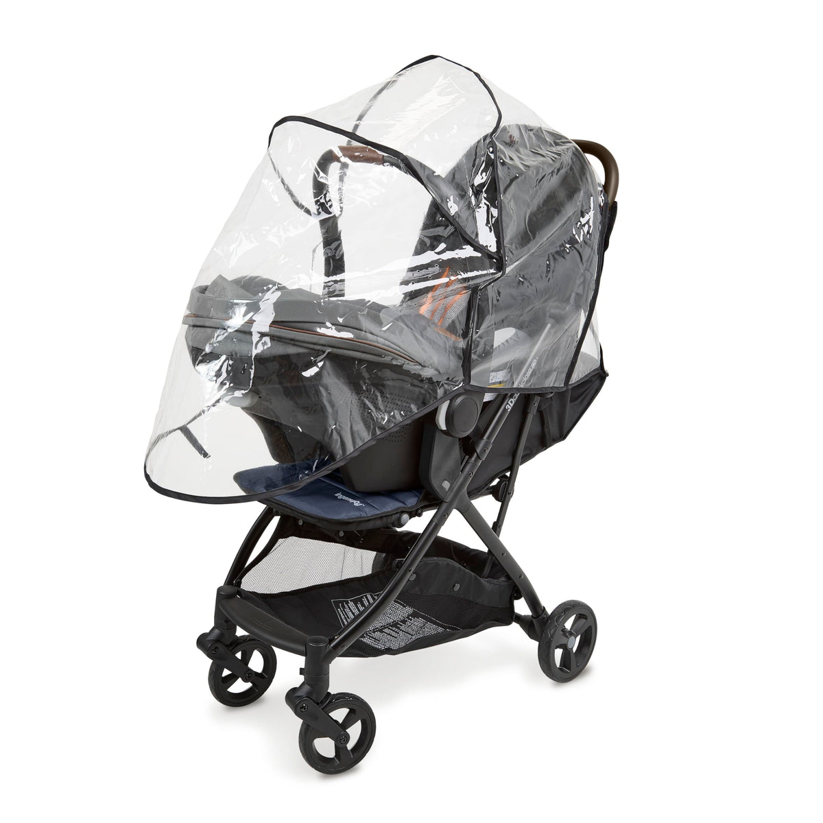 Ingenuity 3Dquickclose CS+ Compact Fold Stroller â Lightweight Stroller with Oversized Canopy, Extra-Large Storage and Compact Fold, Gray