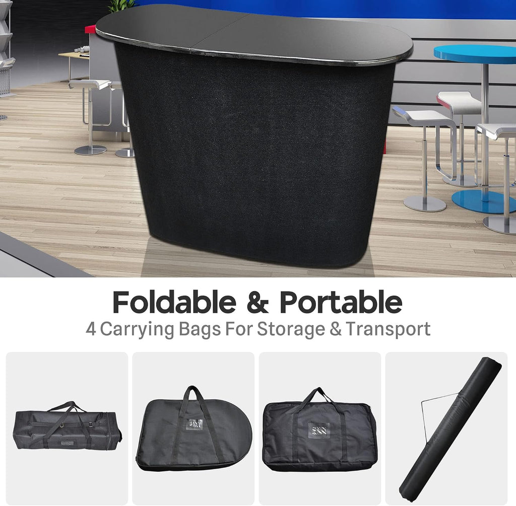 Portable Pop Up Podium Counter Table Stand Promotion Retail Trade Show