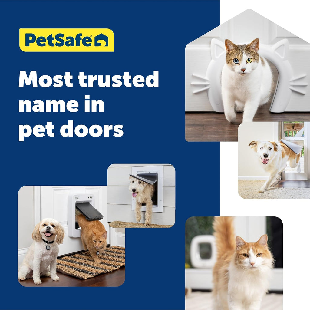 PetSafe Wall Entry Pet Door, Telescoping, Dogs up to 40 lb, Medium