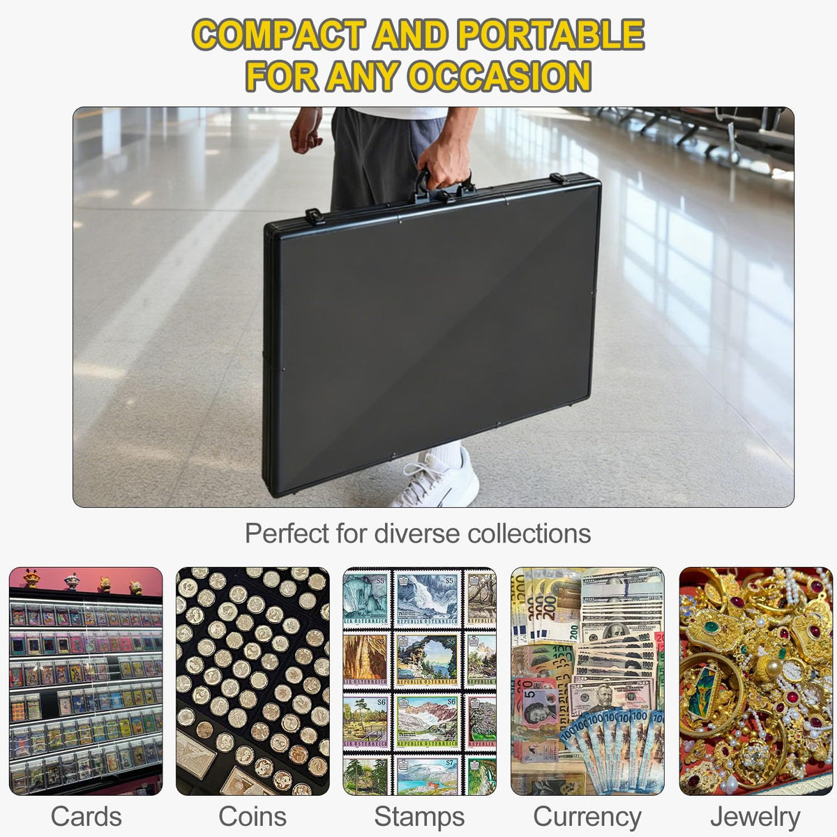 2 Pcs Trade Show Display Case â 34"x22" Large Tabletop Showcase