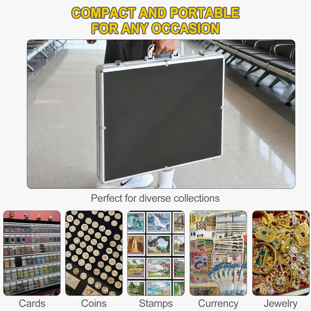 2 Pcs Trade Show Display Case â 34"x22" Large Tabletop Showcase