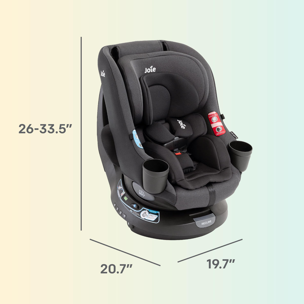 Joie Chili Spin SI 360 Rotating 2-in-1 Car Seat, Convertible