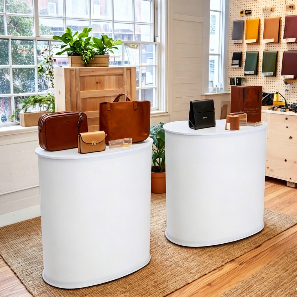 Yescom 2 Set Portable Podium Counter Tables