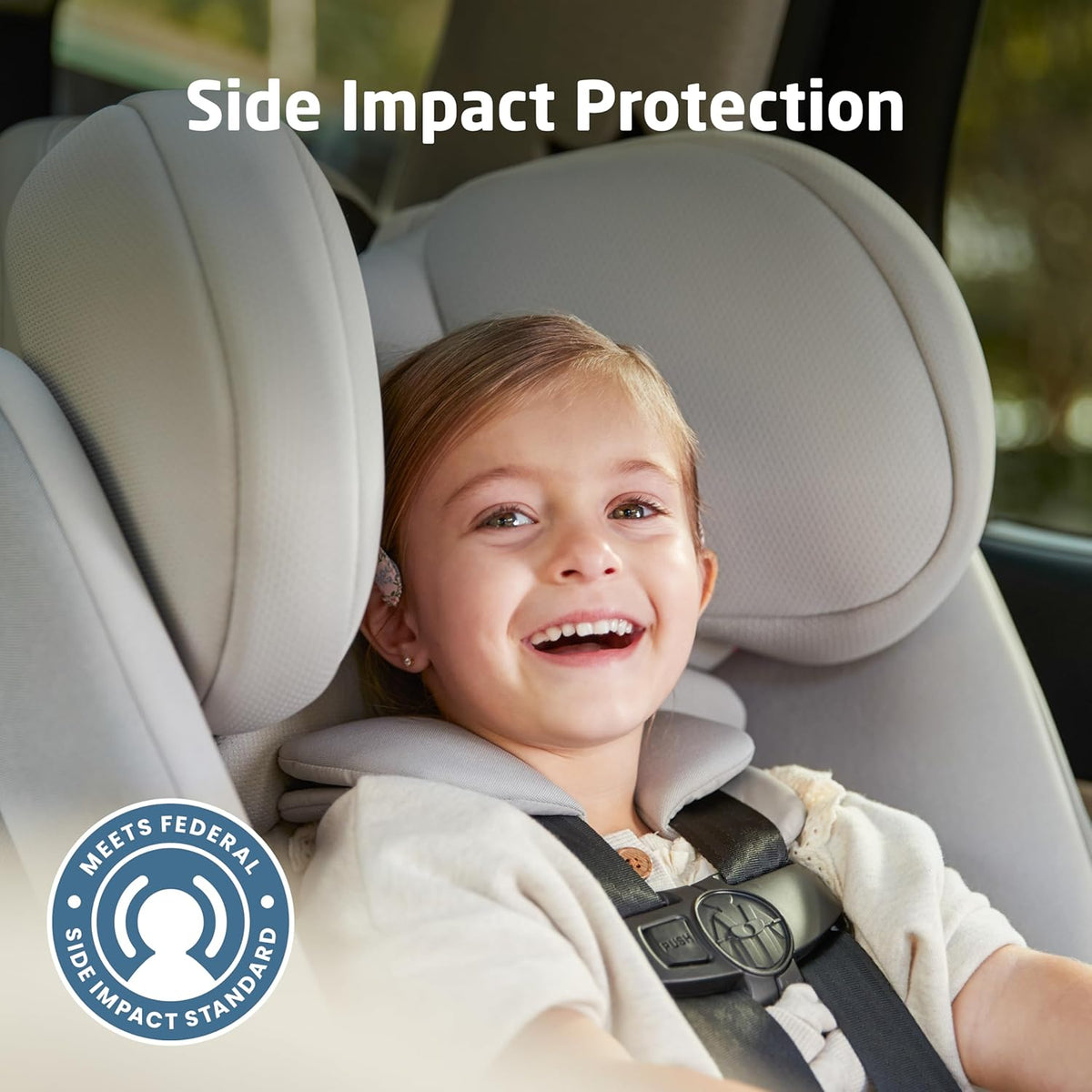 Maxi-Cosi Pria All-in-One Convertible Car Seat, Infant to Toddler Car Seat, Easy-Install Harness, Machine-Washable Cover, 5-100 lbs, SeaDrift