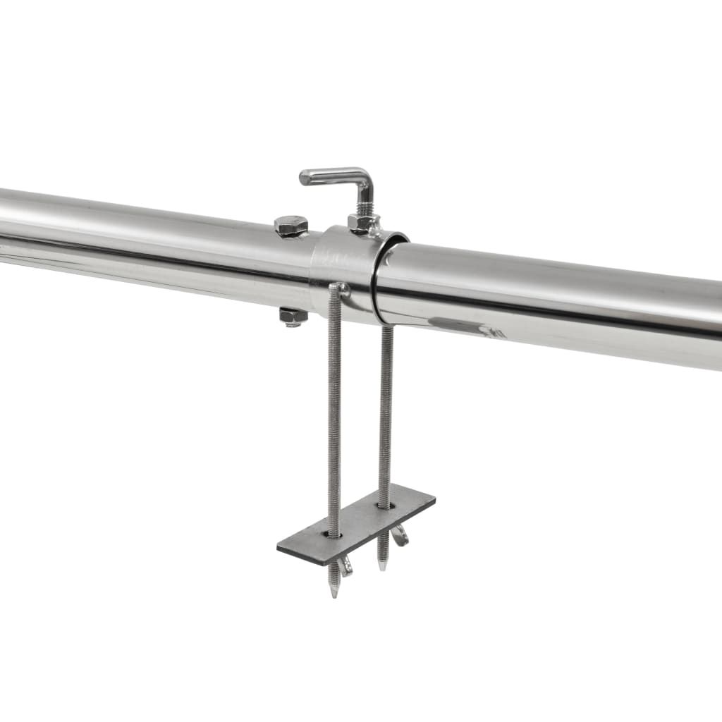 Automatyczny grill z silnikiem ze stali nierdzewnej 207x45x81 cm Vidaxl