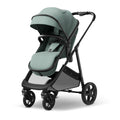 Mompush Wiz 2-in-1 Bassinet Stroller Reversible Seat, One-Hand Fold, Sage