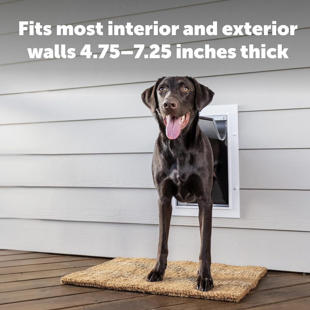 PetSafe Wall Entry Pet Door, Telescoping, Dogs up to 40 lb, Medium
