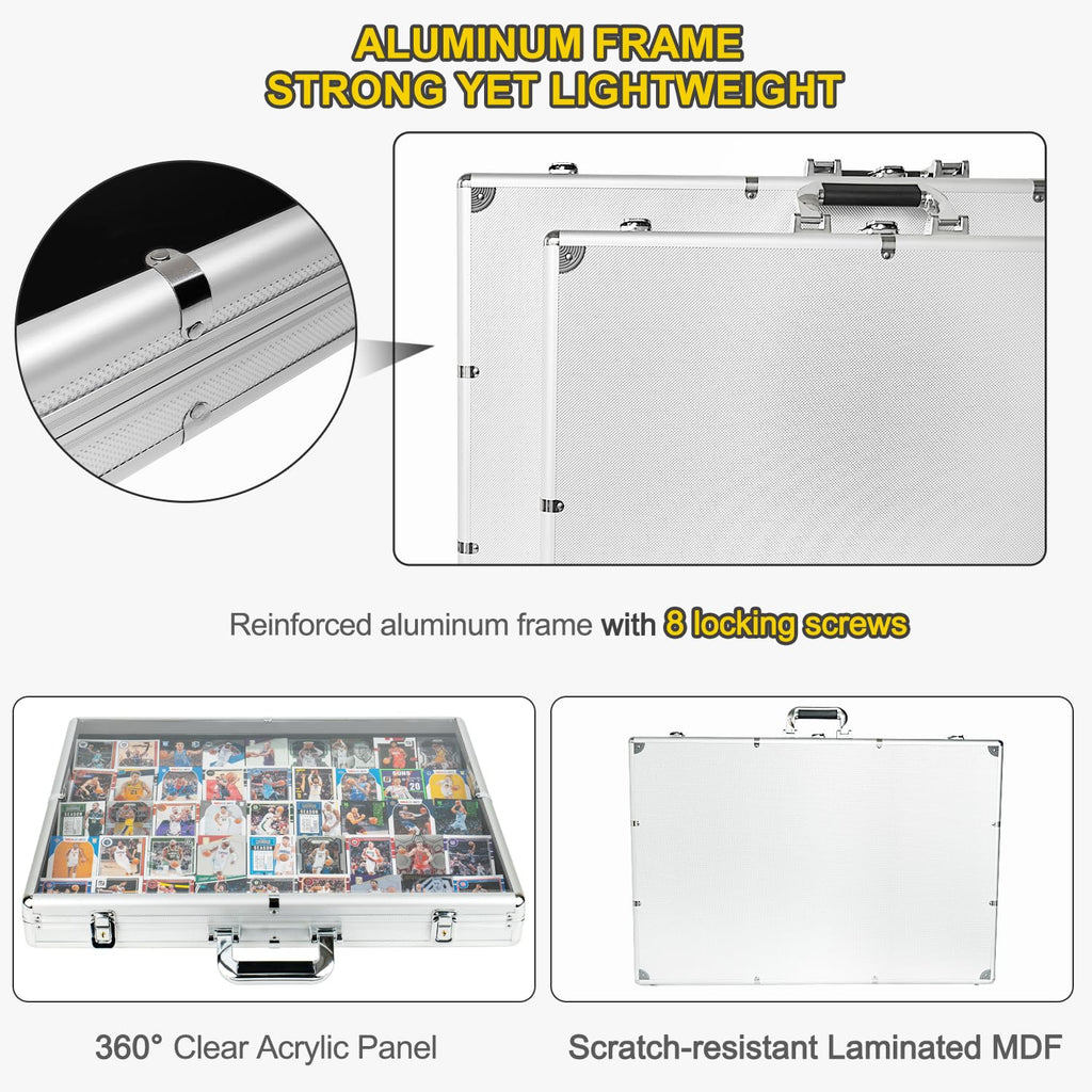 2 Pcs Trade Show Display Case â 34"x22" Large Tabletop Showcase