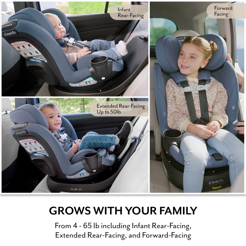 Evenflo Revolve360 Slim 2-in-1 Rotating Car Seat