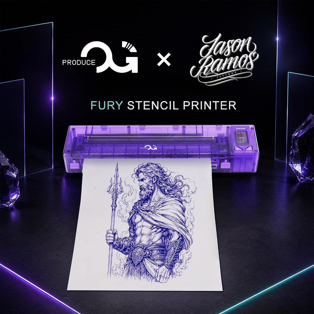 OG Wireless Tattoo Stencil Printer Transfer Tattoo Printer Supplyies Compatible with Android and iOS Smart Phones&Laptops