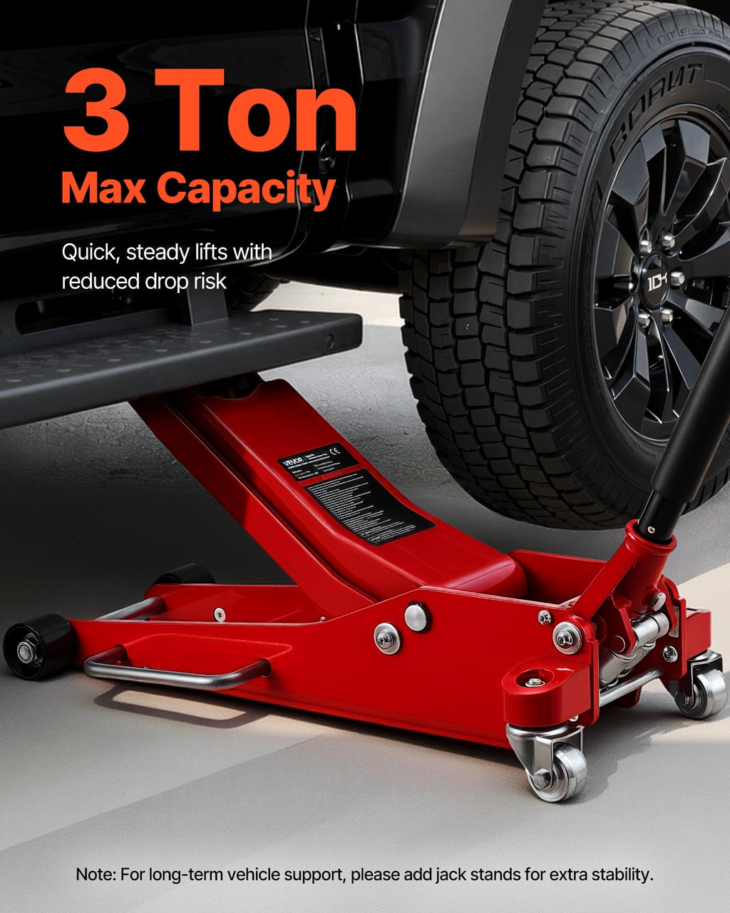 VEVOR 3 Ton Low Profile Floor Jack