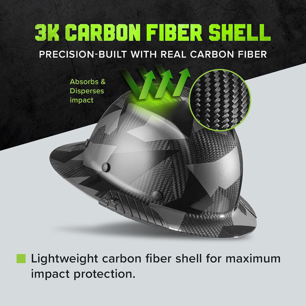 DAX Carbon Fiber Full Brim (Black Camo)