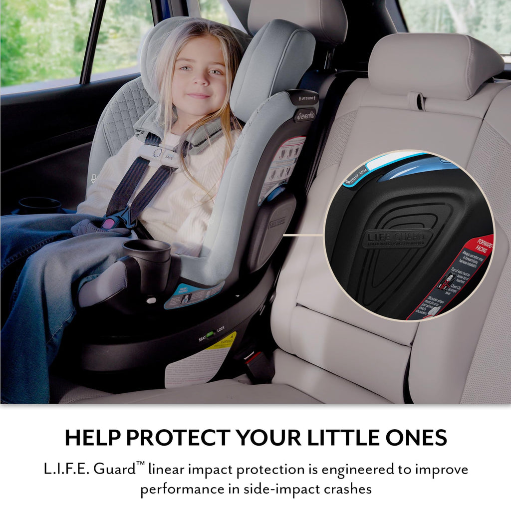 Evenflo Revolve360 Slim 2-in-1 Rotating Car Seat