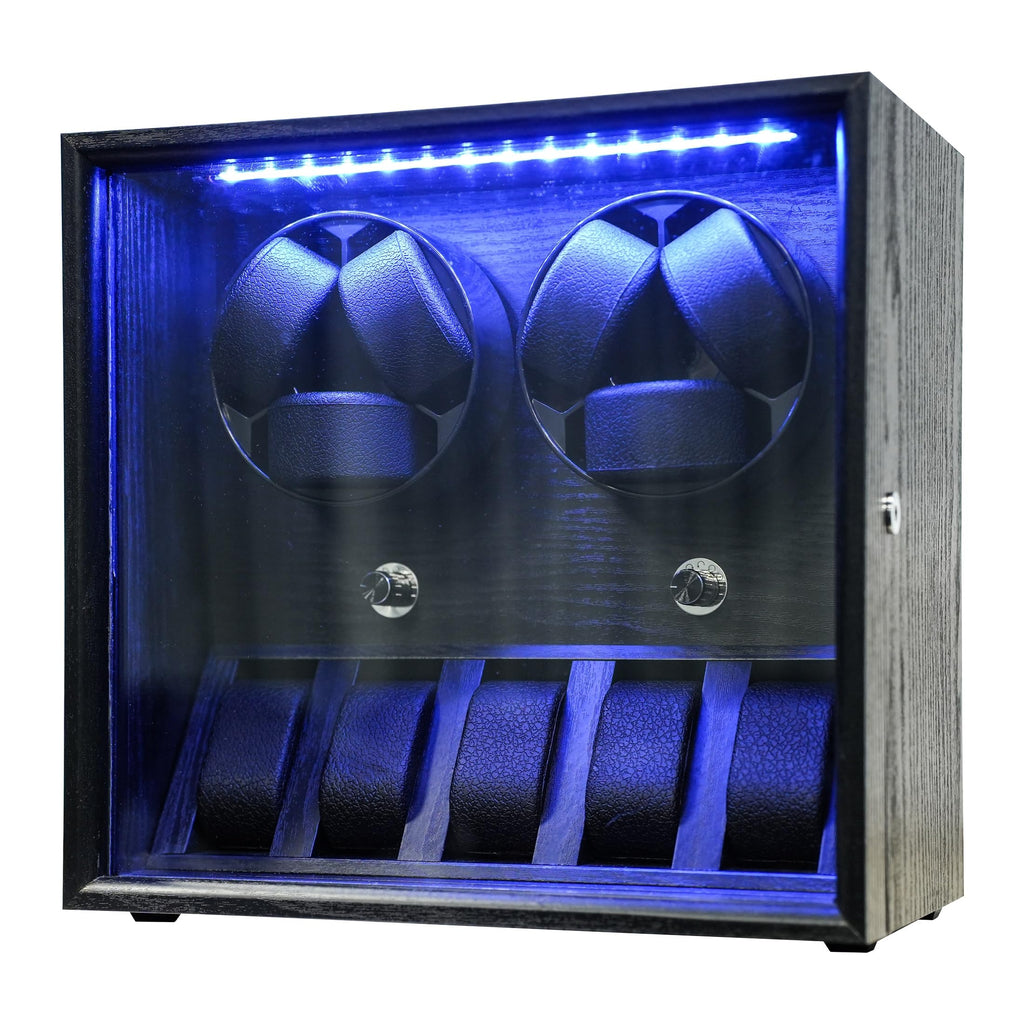 Oryx Watch Winder for 4/6/9/12 Automatic Watches, Rotating Watch Case