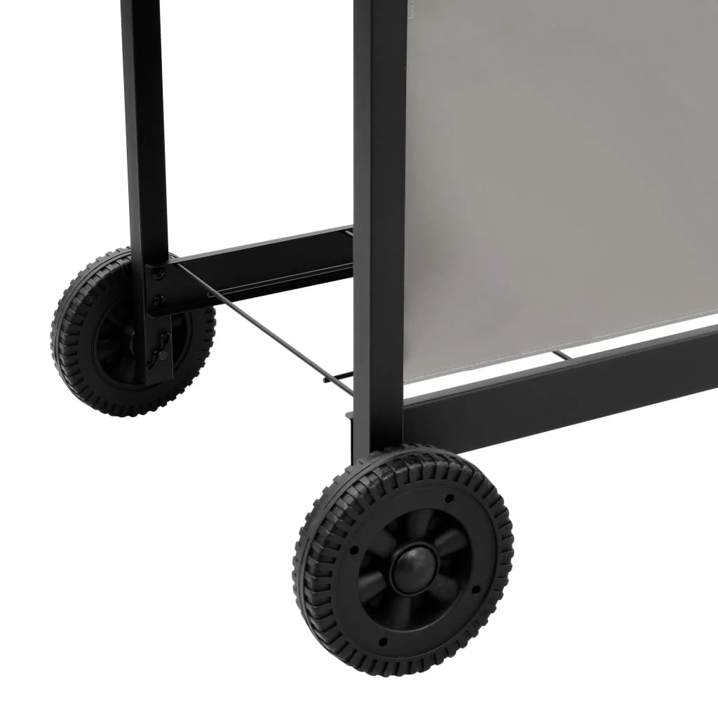Grill gazowy 2026 z 6 palnikami, czarno-srebrny V0288