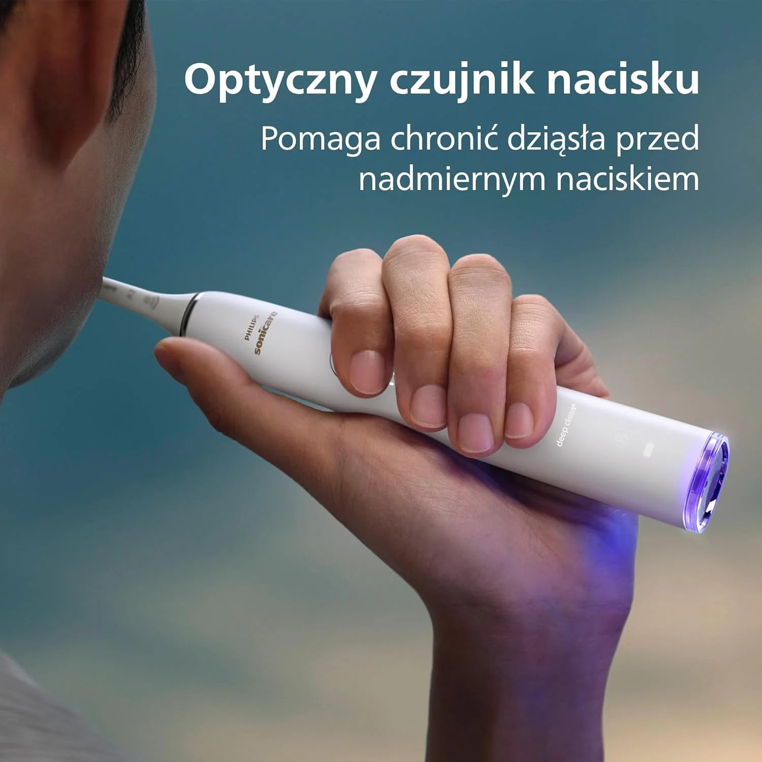 Elektryczna szczoteczka Philips Sonicare DiamondClean Smart 9400, soniczna szczoteczka do zębów z aplikacją, czujnik nacisku, 4 tryby szczotkowania i 3 poziomy intensywności, kolor czarny, HX9918/89