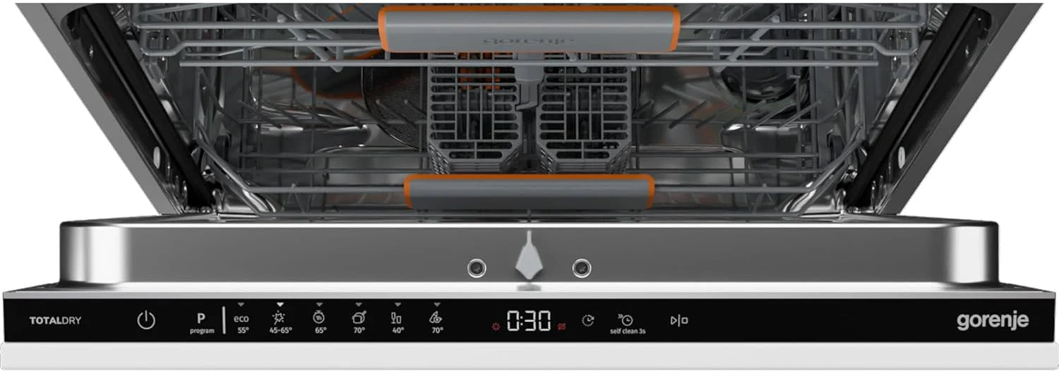 Gorenje GV642C65 zmywarka do naczyń/urządzenie do zabudowy z przodu nie wchodzi w zakres dostawy/Made in EU/60 szerokość/14 nakryć wymiarowych/6 programów/TotalDry/Total AquaStop/SpeedWash/XXL