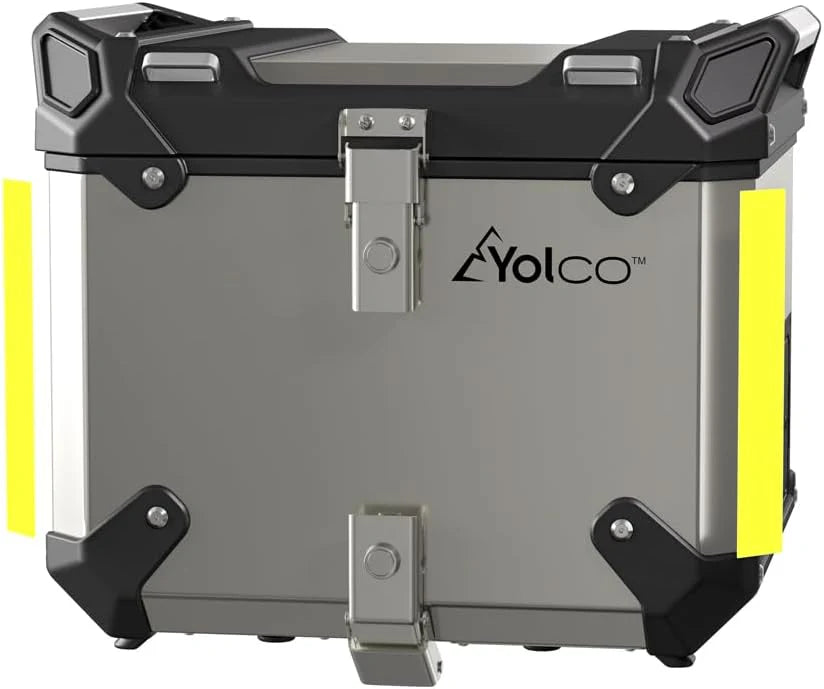 Yolco MCX17 Silver motocyklowa lodówka turystyczna Top Case – 17 l kompresorowa lodówka, -20°C, sterowanie za pomocą aplikacji, 12/24 V i 230 V
