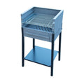 Flores Cortes - Grill 3-poziomowy Zujar Model 500 x 400 x 1000 mm. Na drewno opałowe i węgiel drzewny.