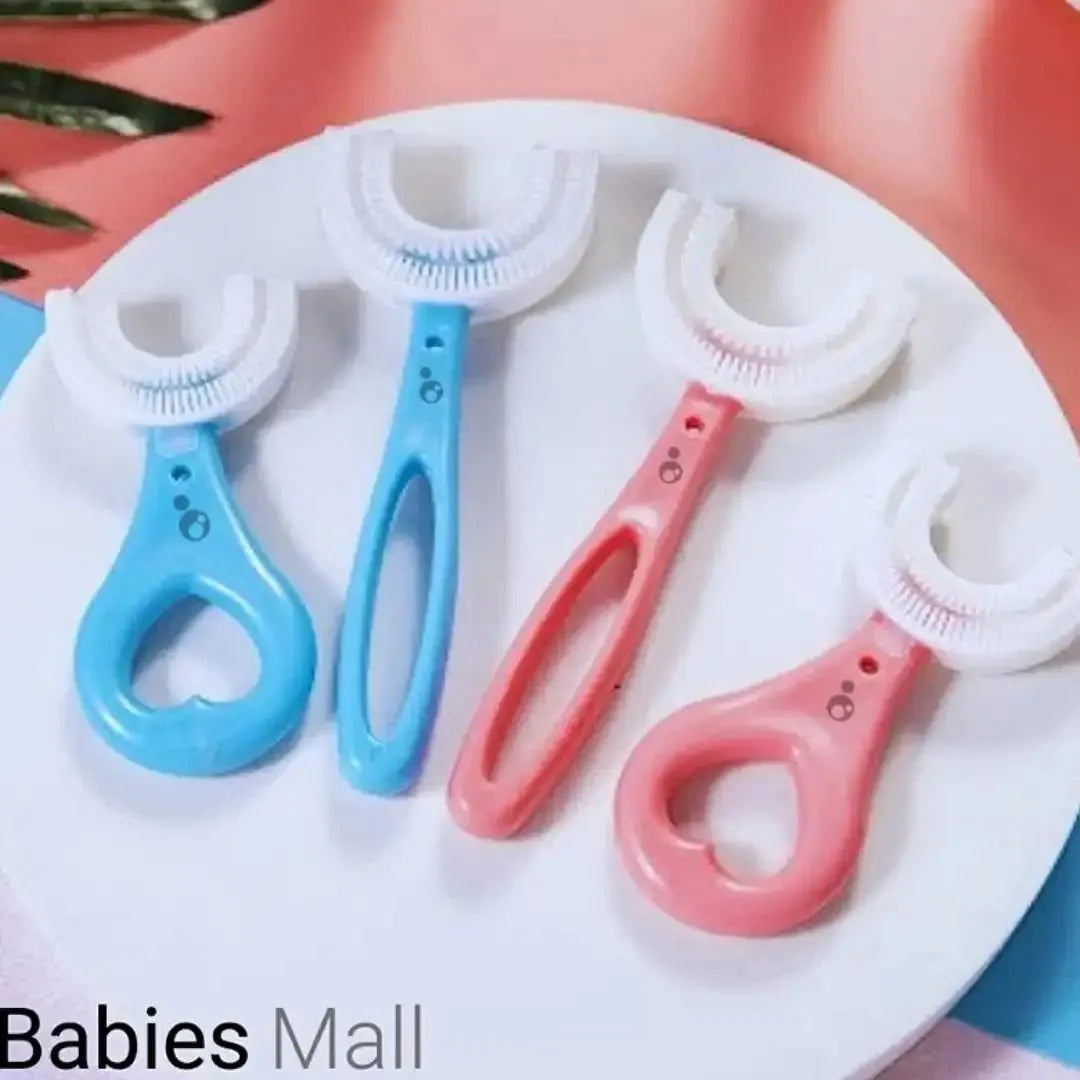 U-Shaped Kids Toothbrush for Easy Daily Brushing