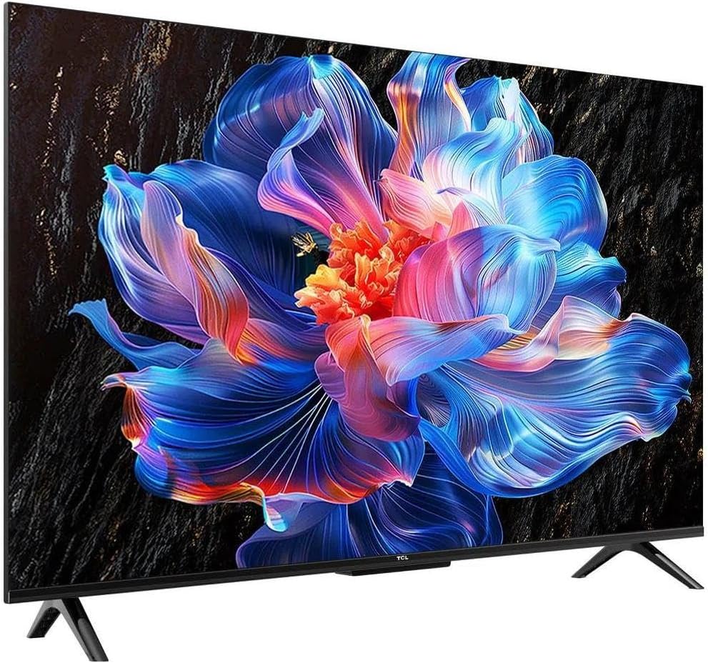 TCL Bezpośredni telewizor LED 50V6C 50 4K HDR Smart TV z Google TV (Dolby Audio, Motion Clarity, kompatybilny z Google Assistant & Alexa)