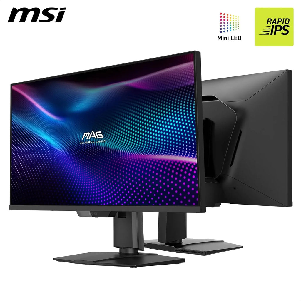 MSI MAG 274UPDF E16M monitor do gier 27 4K UHD, panel Rapid IPS 3840 x 2160, czas reakcji 0,5 ms, DisplayHDR 1000, Mini-LED, podwójny tryb, HDMI 2.1, DP 1.4a, USB-C (15 W PD)