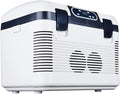 19L przenośna lodówka samochodowa z zamrażarką, cicha mini lodówka turystyczna z paskiem na ramię, DC 12V/24V AC 220V elektryczna lodówka turystyczna do kempingu, podróży, domu i kuchni