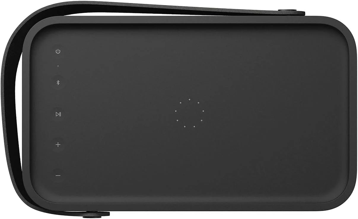 Bang & Olufsen Beolit 20 Przenośny głośnik z bluetooth, z ładowaniem bezprzewodowym, głośny dźwięk 360 stopni, głośnik do domu i na zewnątrz, ładowarka Qi do telefonu - Grey Mist