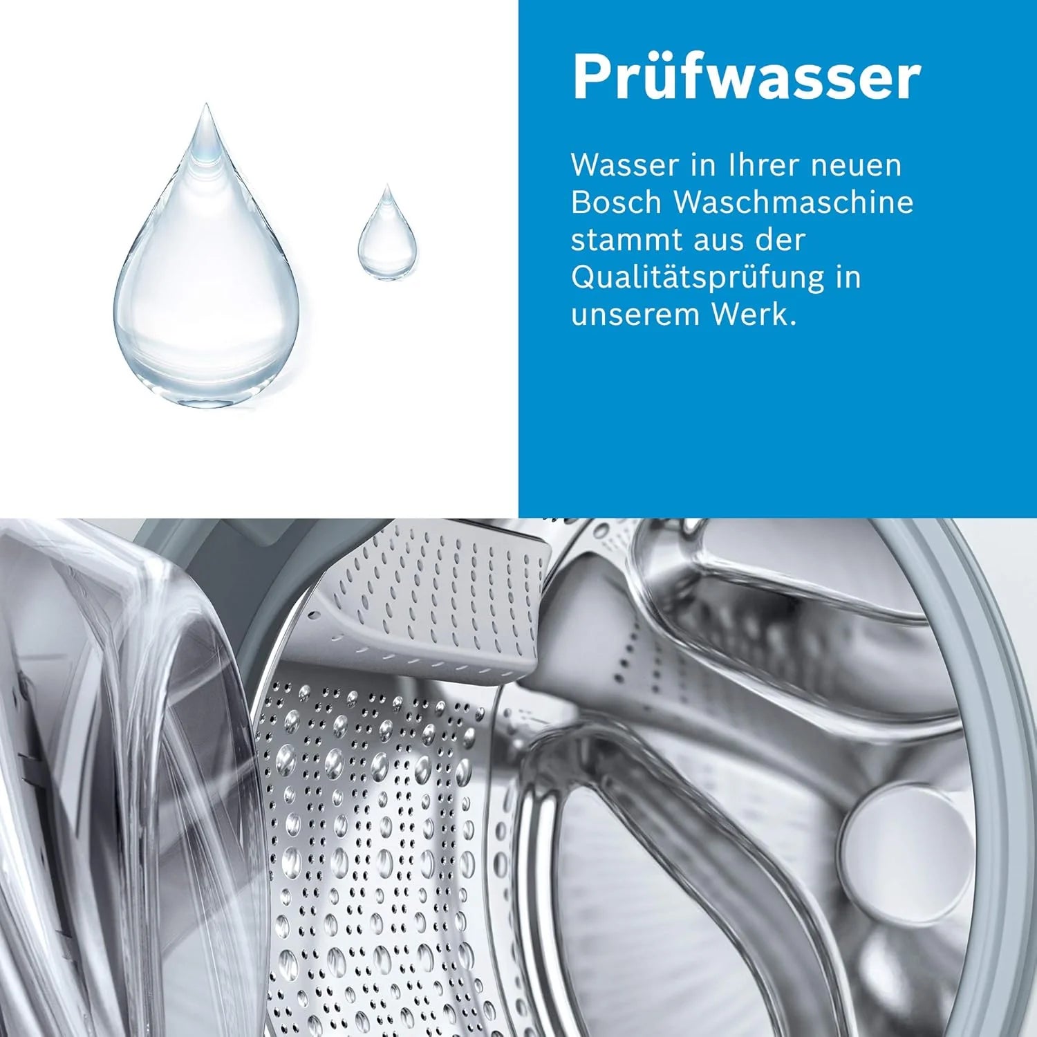 Bosch WGB244A40 Serie 8 pralka ładowana od przodu 9 kg, 1400 obr./min, Made in Germany, Speed Perfect, i-DOS ze skanowaniem środków piorących, Iron Assist – redukuje zagniecenia, Mini Load, Home