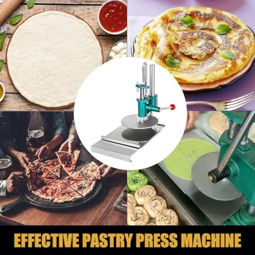 Maszyna do makaronu do pizzy, ręczna maszyna do makaronu, maszyna do makaronu do pizzy, automat do pizzy domowej, do pizzy, tortilla, plastry naleśników, 15 cm