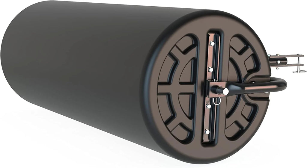 18 x 48 Tow Behind Poly Lawn Roller 550 lbs Weight with Water, Poly Drum and Steel Frame, with Plug. Designed for Lawn and Garden Tractors