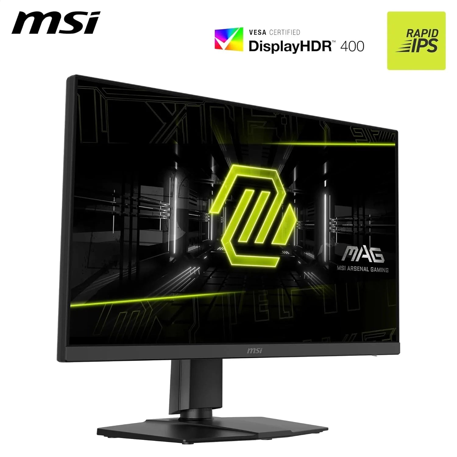 MSI MAG 272URDF E16 Gaming Display 27'' UHD - Szybki panel IPS 3840 x 2160, 0,5 ms, DisplayHDR 400, AI Vision, tryb podwójny, HDMI 2.1, DP 1.4a, nachylenie i regulacja wysokości, czarny