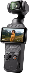 DJI Zestaw DJI Osmo Pocket 3 Kreator, Kamera Vlogging CMOS 1'', wideo 4K/120 FPS, stabilizacja 3-osiowa, śledzenie twarzy/obiektów, szybkie ustawianie ostrości, z mikrofonem dla uzyskania czystego