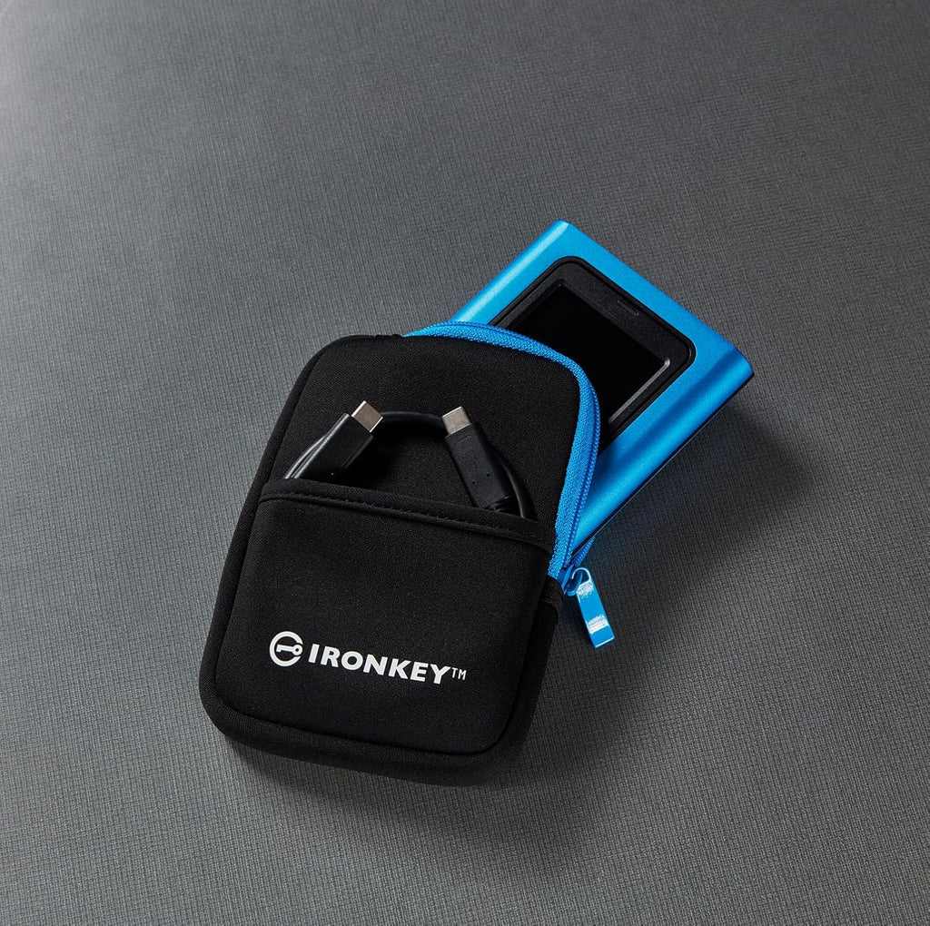 Kingston IronKey Vault Privacy 80 – zewnętrzny dysk SSD, certyfikat FIPS 197 i szyfrowany 256-bitowy XTS-AES – odczyt do 250 MB/s, zapis 250 MB/s – IKVP80ES/960G